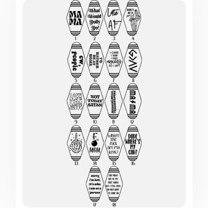 (Etsy) Motel Style Keychain